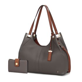 MKF Collection Estelle Shoulder Bag by Mia K (Color: Charcoal)
